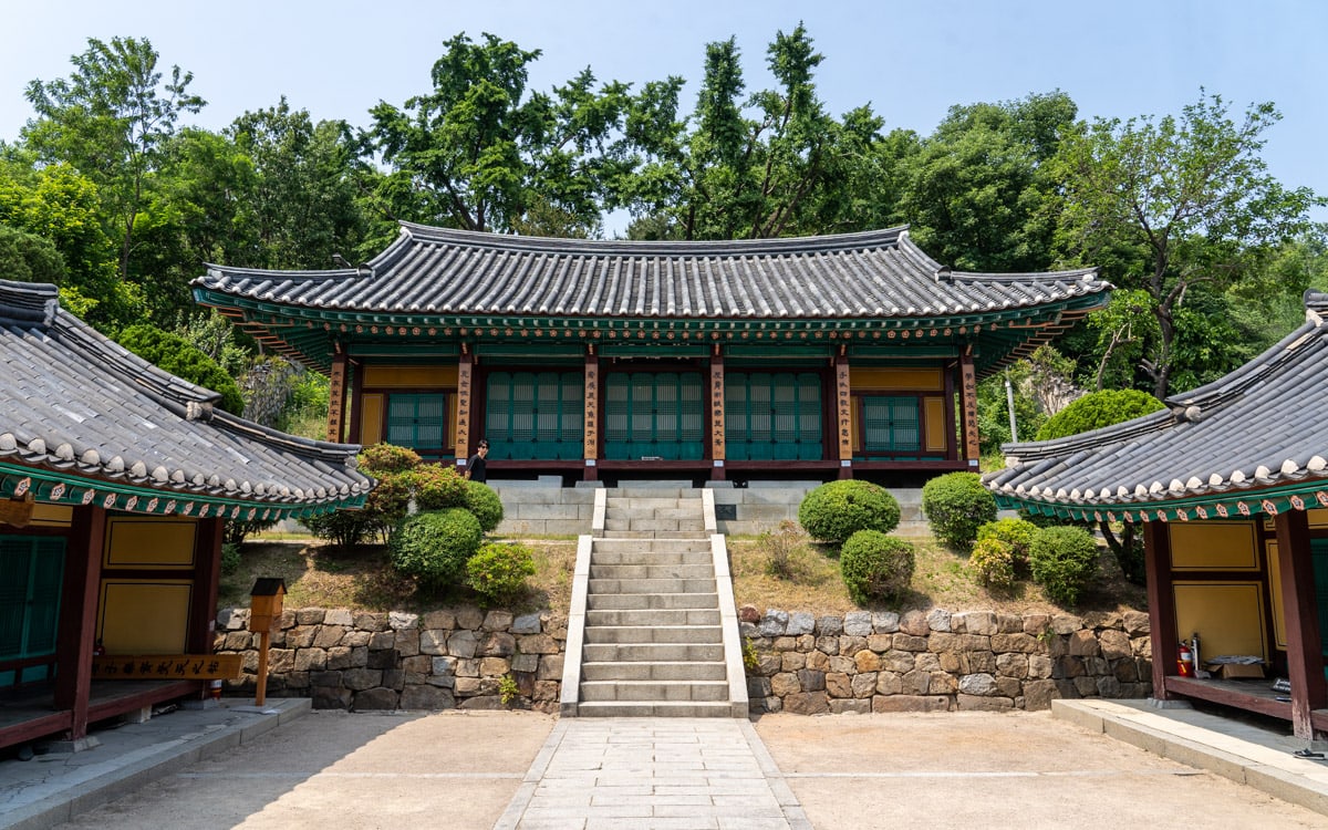 Myeongnyundang Hall at Yangcheon Hyanggyo, Seoul, Korea